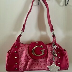 Y2K Hot Pink Guess Bag